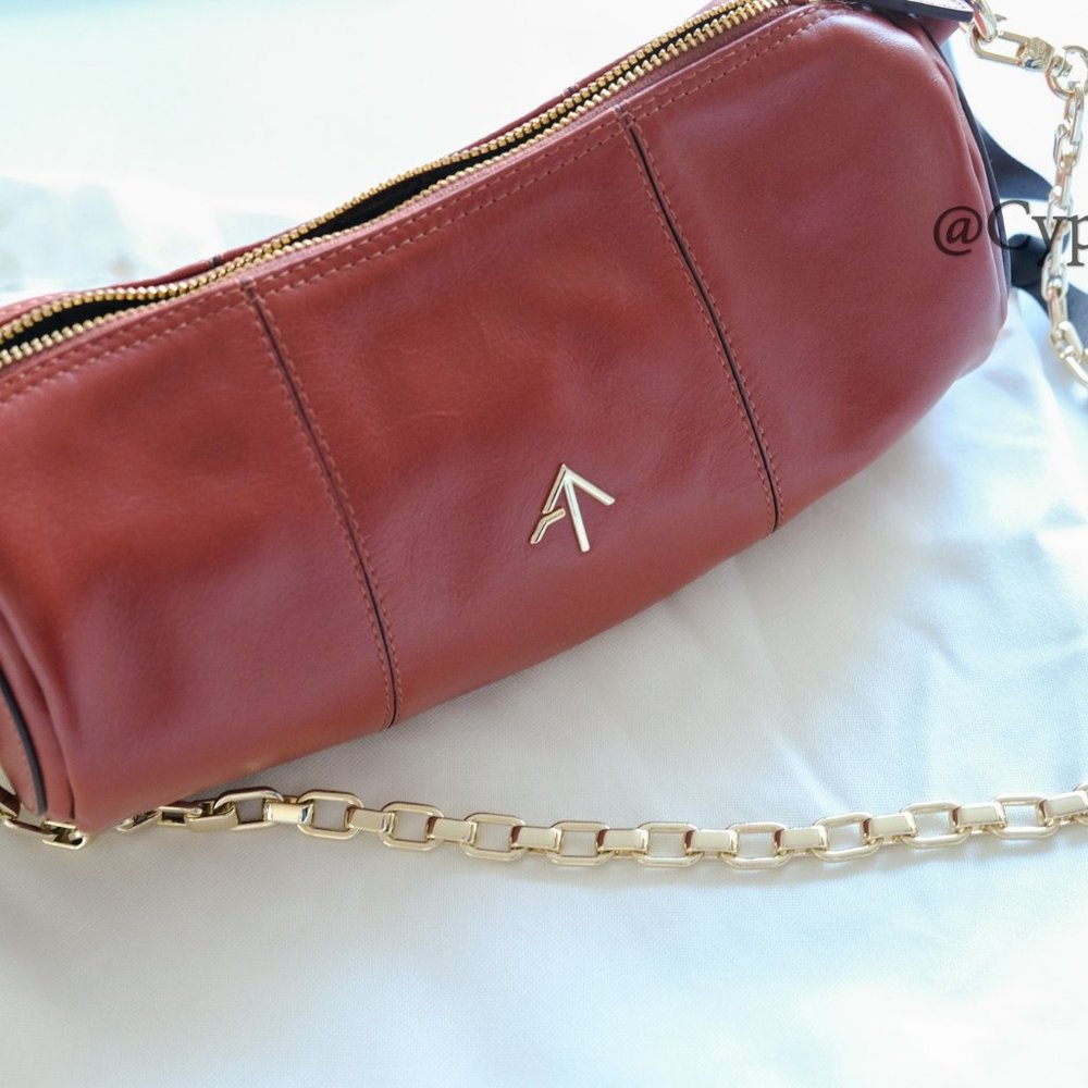 MANU ATELIER Cylinder bag Redbole